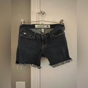 Abercrombie girls cutoff Jean shorts size 14 juniors